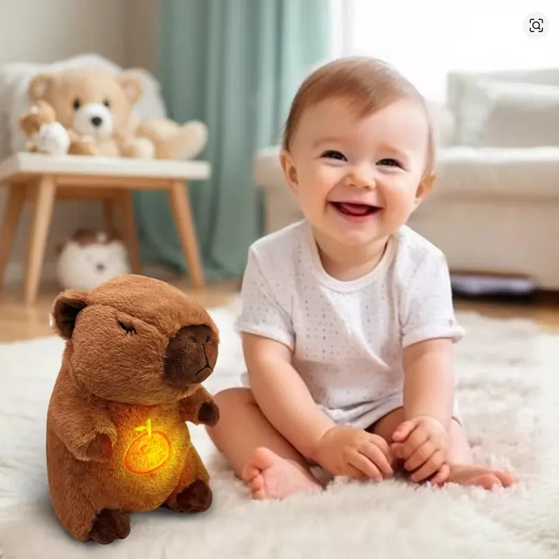 Capybara Respira y Suena 25 Cm Capibara Peluche en Felpa Suave