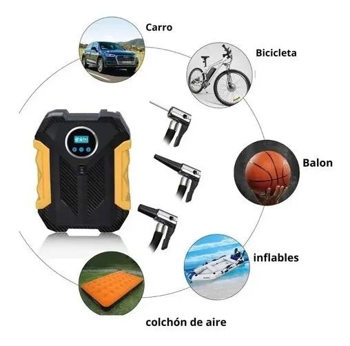 Compresor Portatil Multiusos CARSUN