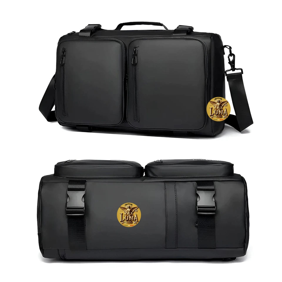 Mochila Bolso Maleta Impermeable Negro Multifuncional Viajero
