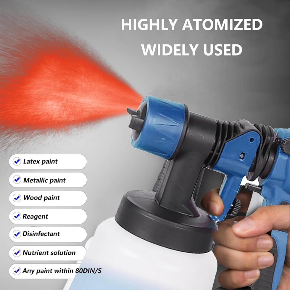Pistola de Pintura Inalámbrica con 2 Baterías