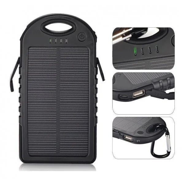 Power Bank Solar Batería Externa 5000mAh