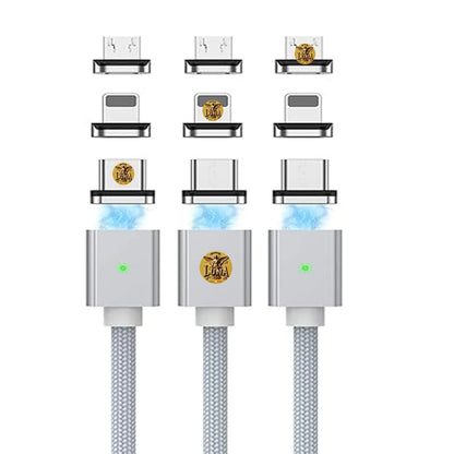 Cable Magnetico Iman 3 en 1 Carga Rapida USB Tipo C