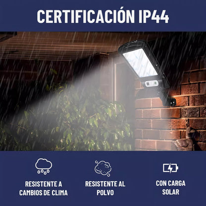 Lampara Solar con Sensor + Control Remoto