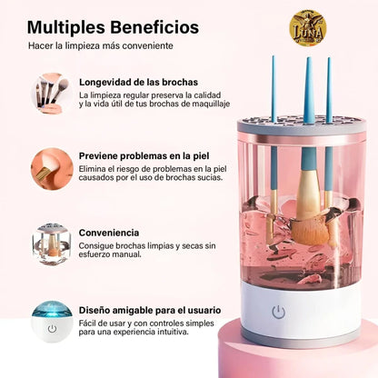 🧼Limpiador de Brochas Electrico USB: Higiene Profunda y Cuidado de la Piel en Segundos✨
