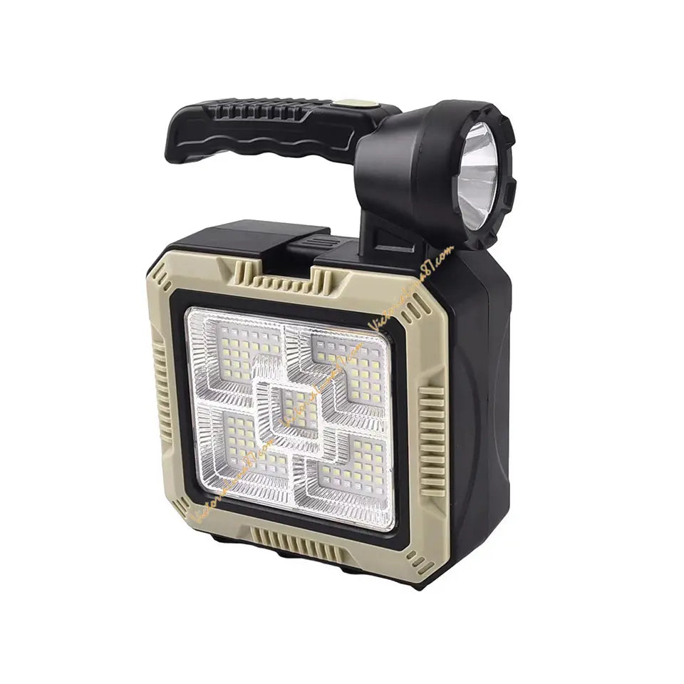 🔦Linterna Lampara Solar Power Bank + Kit De Herramientas