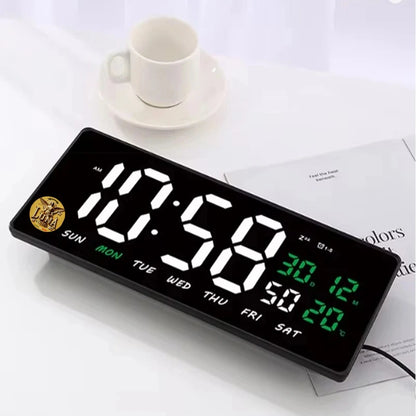 Reloj Digital Led con Calendario Fecha y Temperatura