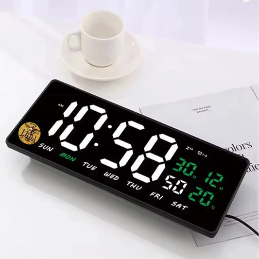 Reloj Digital Led con Calendario Fecha y Temperatura