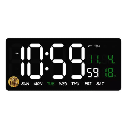 Reloj Digital Led con Calendario Fecha y Temperatura