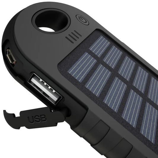 Power Bank Solar | Batería Externa 5000mAh